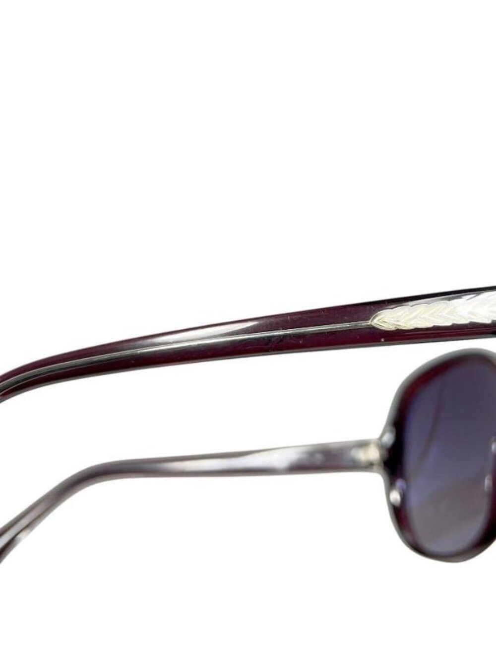 Chanel Sunglasses In Bordeaux Gradient 5196 Acetate - Picture 6 of 10